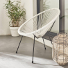Fauteuil Acapulco spaghetti de jardin design moderne Sunflower 