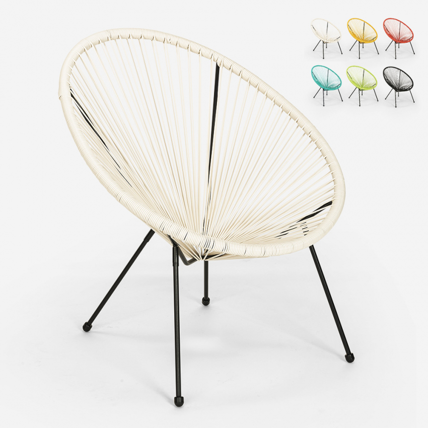 Acapulco-Stil Interieur und Gartenstuhl Sessel Spaghetti modernes Design Sunflower Kosten Acapulco-Stil Interieur und Gartenstuhl Sessel Spaghetti modernes Design Sunflower Kosten