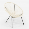 Fauteuil Acapulco spaghetti de jardin design moderne Sunflower 