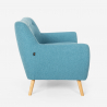 2-Sitzer Stoffsofa modernes Design skandinavischen Stil Irvine Maße