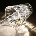 Lampada da tavolo design moderno trasparente casa ristorante Crystal Saldi
