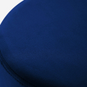 Sgabello imbottito pouf rotondo poggiapiedi velluto design Holoserica Saldi