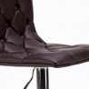 Chesterfield Kunstleder gesteppt Küche und Barhocker Design Honolulu 