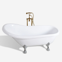 Freistehende Badewanne mit Retro Vintage Französischem Design und Füße Maiorca Verkauf
