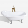 Freistehende Badewanne mit Retro Vintage Französischem Design und Füße Maiorca Verkauf