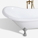 Freistehende Badewanne mit Retro Vintage Französischem Design und Füße Maiorca Sales