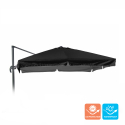 Telo ricambio per Ombrellone Giardino 3x3 Braccio Alluminio Paradise Noir con balza Vendita