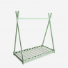 Lit enfant Montessori tente cabane 70x140cm en bois Wigee Vente