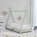 Lit enfant Montessori tente cabane 70x140cm en bois Wigee Promotion