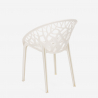 Sedia design moderno polipropilene per cucina bar ristorante esterno Fragus Modello