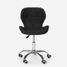 Sedia sgabello design girevole ufficio altezza regolabile ruote Ratal 