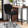 Sedia sgabello design girevole ufficio altezza regolabile ruote Ratal Saldi