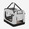 Hunde- und Katzentransporter mittelgroßer faltbarer Stoff 68.5x48x50cm Oliver L 