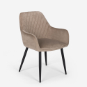 gepolsterter Sessel im Samt Design für Wohnzimmer Nirvana Preis