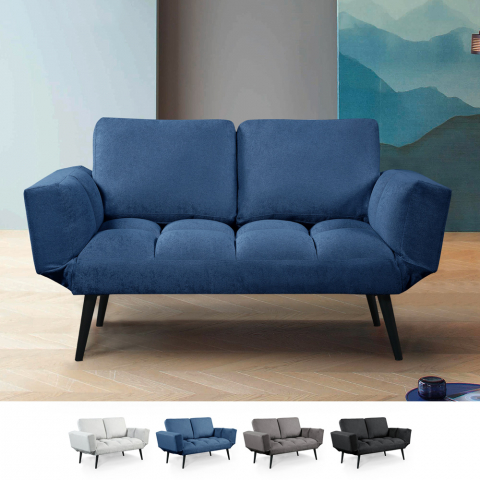Canapé 3 places en tissu design moderne pour salon et bureau Crinitus Promotion