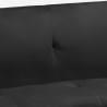 Divano letto 3 posti design clic clac reclinabile tessuto velluto Explicitus Sconti