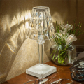 Lampada da tavolo design moderno trasparente casa ristorante Crystal Promozione