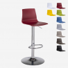 Sgabello design opaco altezza regolabile cucina bar Grand Soleil Imola Matt 