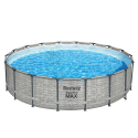 Piscina fuoriterra rotonda Bestway Steel Pro Max Pool Set 549x122cm 5618Y Saldi