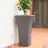 Vaso quadrato per piante alto 100cm portavasi design terrazzo giardino Patio Catalogo