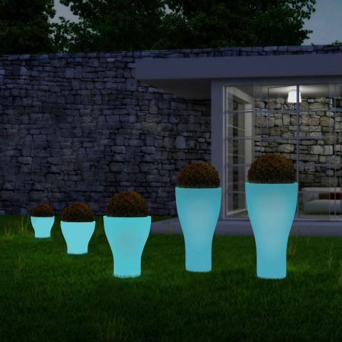 Domus Fluo rundes fluoreszierendes Design Pflanzgefäß für den Garten Aktion