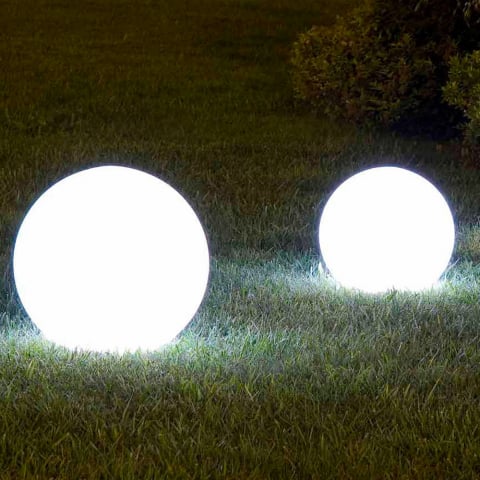 Lampada design a sfera LED Ø 40cm per esterno giardino bar ristorante Sirio Promozione