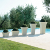 Vaso quadrato per piante alto 100cm portavasi design terrazzo giardino Patio Costo