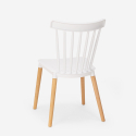 Holz Stuhl aus Polypropylen in modernem Design Restaurant Bar Küche Praecisura 