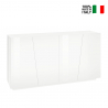Vega Four 160cm 4-türiges hochglänzendes weißes Design-Wohnzimmer-Sideboard Verkauf