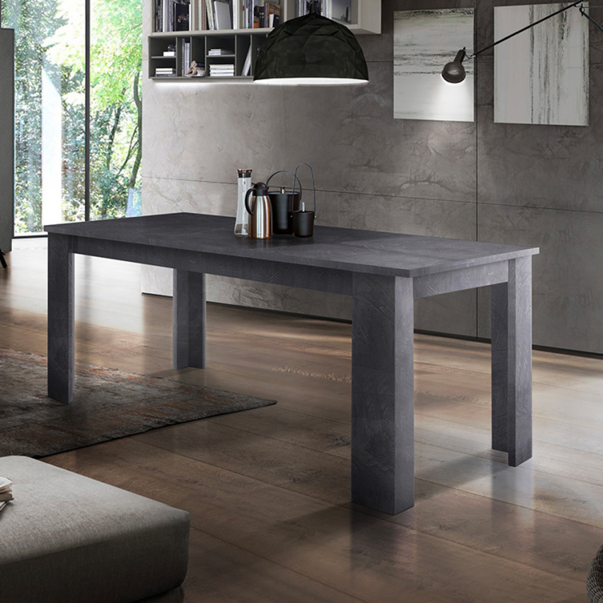 Tavolo da pranzo allungabile 90x140-190cm ardesia soggiorno Jesi Mile Promozione Tavolo da pranzo allungabile 90x140-190cm ardesia soggiorno Jesi Mile Promozione