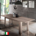 Tavolo allungabile legno di olmo 90x140-190cm per sala da pranzo Jesi Helmi Offerta