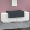 Credenza bassa 2 ante mobiletto da ingresso vano a ribalta Coro Baix Ardesia Promozione
