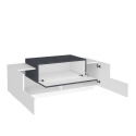 Credenza bassa 2 ante mobiletto da ingresso vano a ribalta Coro Baix Ardesia Saldi