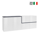 Sideboard 210 cm 6 Türen Eingang Esszimmer Zet Fabrik Ardesia L Verkauf