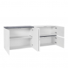 Sideboard 210 cm 6 Türen Eingang Esszimmer Zet Fabrik Ardesia L Sales