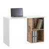 Scrivania design innovativo 110x50cm casa smart working ufficio Conti Acero Saldi