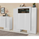Vitrine 130cm mit 2 Türen Anrichte Wohnzimmer Esszimmer Pillon Trivum Rabatte