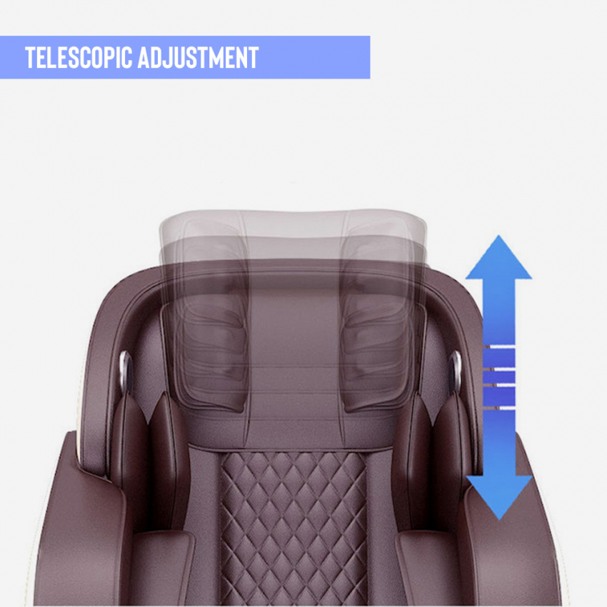 Poltrona massaggiante professionale elettrica 3D Zero Gravity Shiatsu Kiran