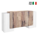 Moderne Credenza mit 5 Türen und 4 Regalböden, 170cm Pillon Lumi Acero Verkauf