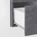 Sideboard 160cm Wohnzimmer Kommode 4 Schubladen 2 Türen Weiß Schiefer New Coro Home Katalog