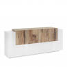 Design Wohnzimmer Sideboard 200cm glänzend weiß Holz Neu Coro Kommode Angebot