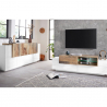 Design Wohnzimmer Sideboard 200cm glänzend weiß Holz Neu Coro Kommode Rabatte