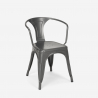 set tisch 80x80cm industriedesign 4 stühle style bar küche hustle white 