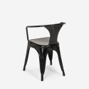 table 80x80cm + 4 chaises style design industriel cuisine bar reims 