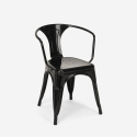table 80x80 design industriel + 4 chaises style bar cuisine bar reims light 
