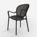 Table Carrée 70x70cm Noire + 2 Chaises jardin terrasse bar restaurant Lavett Dark 