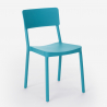 Ensemble Table Carrée 70x70cm Noire et 2 Chaises Extérieur Design pour jardin bar restaurant Regas Dark 