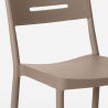 Set runder schwarzer Tisch 80cm 2 moderne Design Stühle Ipsum Dark 