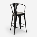  set hoher tisch 60x60cm 4 metallhocker schwarz bar küche bucket black 