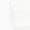 Set 2 sedie design moderno tavolo rotondo beige 80cm esterno Bardus 
